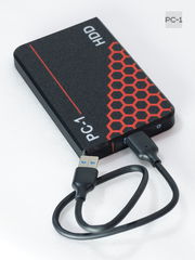 USB + Type-C Внешний жесткий диск 1TB НDD 2.5 дюйма. Воткнул в Ноутбук или ПК и т.д. работает! Ударопрочный корпус. Срок службы 10 лет. - Pic n 311043