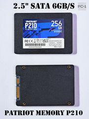 Твердотельный 2.5" SSD накопитель 256ГБ 2.5" SATA 6Gb/s Patriot Memory P210 7 mm, TLC 3D NAND, 400/500 MB/s, Silicon Motion SM2258XT P210S25 - Pic n 298072
