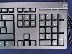 Немецкая раскладка QWERTZ!!! USB Клавиатура механическая HP 125 Wired Black TPA-P001K GR M27527-041 P/N 266C9AA#ABD M27881-041 BKTAA0BTJGQQTB - Pic n 311080