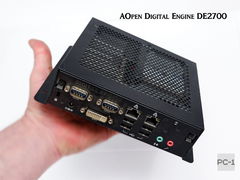 Мини ПК AOpen Digital Engine DE2700, Intel Atom N270 (1.60GHz), DDR2 2Gb, HDD 250Gb, Интерфейсы: 2xCOM, DVI-I, 4xUSB 2.0, 2xLAN, Sound, Mic. Windows 7 - Pic n 306399