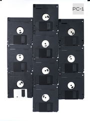 10шт. Дискеты FDD 1.44 Мб 3.5" черные в картонном боксе, форматированные, износостойкие. Гибкий магнитный диск время размагничивания 25лет! - Pic n 311094