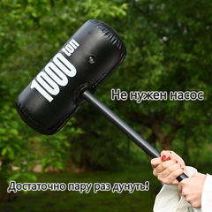 14+ Дуэльный набор для сражений Кувалда 2000 Тонн. Два игрушечных молота + Маски на глаза. Весёлая подвижная игра для детей и взрослых! - Pic n 311112