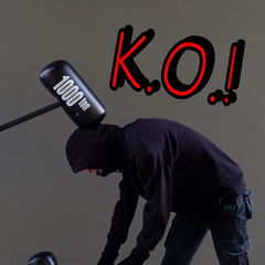 14+ Дуэльный набор для сражений Кувалда 2000 Тонн. Два игрушечных молота + Маски на глаза. Весёлая подвижная игра для детей и взрослых! - Pic n 311112