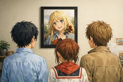 Ну вот, опять плакать... 20см Фигурка в ПК Каори Миядзоно с скрипкой Твоя апрельская ложь. Качественная + подарок Your Lie in April - Pic n 311118