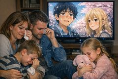 Ну вот, опять плакать... 20см Фигурка в ПК Каори Миядзоно с скрипкой Твоя апрельская ложь. Качественная + подарок Your Lie in April - Pic n 311118