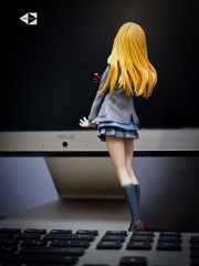 Ну вот, опять плакать... 20см Фигурка в ПК Каори Миядзоно с скрипкой Твоя апрельская ложь. Качественная + подарок Your Lie in April - Pic n 311118