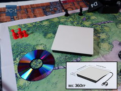 Type-C USB3.0 CD DVD +/-RW Внешний оптический привод для ПК и ноутбуков MOBILE DC5V, устройство для записи и чтения Компакт и DVD дисков. Драйвера не  - Pic n 311143