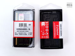 Новая! Оригинал! Модуль памяти SODIMM 16GB DDR5 KINGSTON PC5 5600 44800МБ/с. CL 46 262-pin 1,1В KVR56S46BS8-16 для ноутбуков