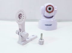 Универсальное Крепление для ip камеры WI-FI видео наблюдения. Вращение штатива 180 градусов с винтом 1/4 дюйма.. Цвет Черный. - Pic n 309931