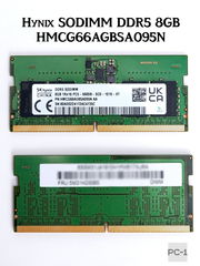 Оперативная память Hynix SODIMM DDR5 8GB (1x8ГБ) HMCG66AGBSA095N 5600МГц 44800Мб/с. Тайминги: 46-46-46 питания: 1,1В контактов: 262 - Pic n 311154