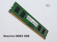 Оперативная память Kingston DDR3 2GB (1x2GB) 1333 МГц PC3-10600 1,5 В контактов — 240 тайминги: 9-9-9 - Pic n 311106