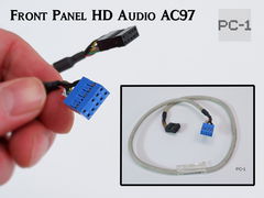 Front Panel HD Audio AC97 кабель звуковой 9-контактный коннектор с материнской платы на переднюю front panel панель корпуса системного блока с аудио 