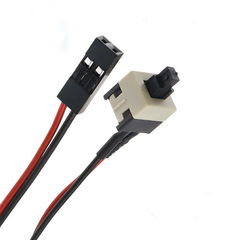 Кнопка Power и Reset, Power Reset SW 2pin для подключения к материнской плате к F_PANEL 1шт. - Pic n 48081