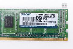 Оперативная память ПК DDR3 2GB KINGMAX FLFE85F-B8KL9 1333MHZ PC3-10600 10600 МБ/с CL: 9 240 pin 1,5В односторонняя 8 чипов - Pic n 311190