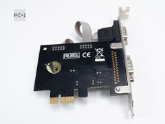 Контроллер COM-портов St-Lab I-360 PCI Express SK-02, 94V-0, E326765, чип: OXPCIe952-FBAG, внешние порты: 2x DB9 (COM 9pin) - Pic n 130392