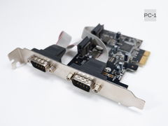 Контроллер COM-портов St-Lab I-360 PCI Express SK-02, 94V-0, E326765, чип: OXPCIe952-FBAG, внешние порты: 2x DB9 (COM 9pin) - Pic n 130392