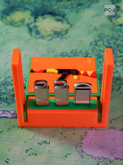 80х73х20см Органайзер трансформер для USB Type-C Flash носителей, Токенов, ЭЦП. Премиум Флешница Game shooter + 3шт сменные скины на магнитах - Pic n 311207