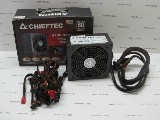 Блок питания ATX 850W ChiefTec APS-850C /24+4(8)+6(8)+6(8)pin /3xSATA /активный PFC /Отстегивающиеся кабели /FAN 140mm /RTL