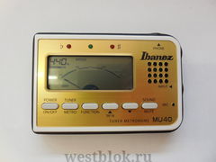 Тюнер-метроном для гитар IBANEZ MU40 TUNER - Pic n 42095